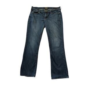 LUCKY BRAND Woman's Blue Denim Jeans/Pants size 12/31, Mid rise, straight leg